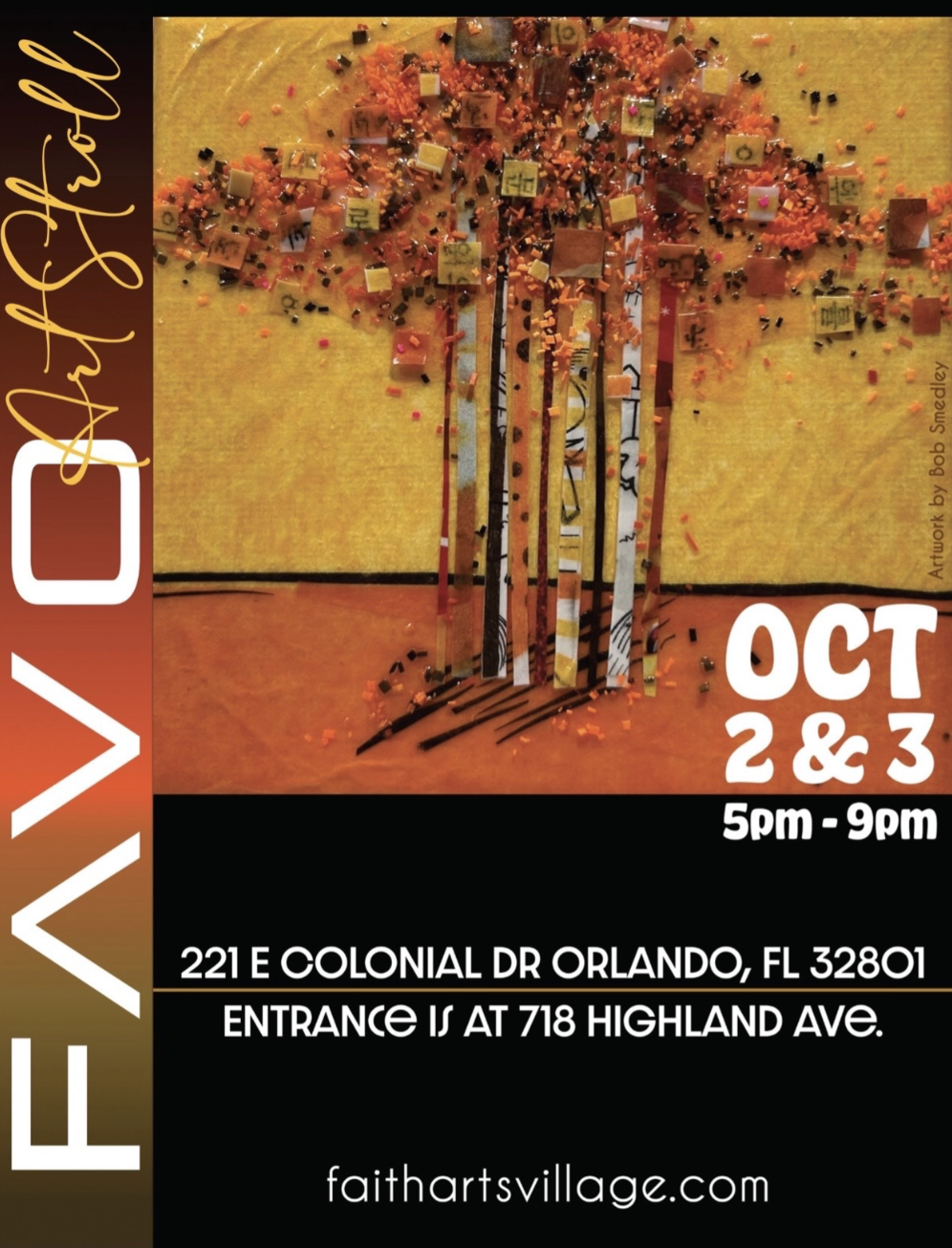 Flyer for event FAVO Art Stroll October 2026